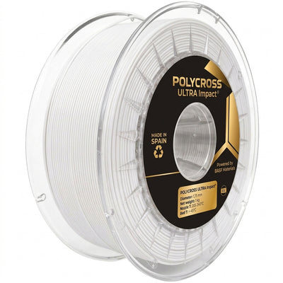 White - Sakata Polycross Ultra Impact PLA Filament - 1.75mm, 1kg