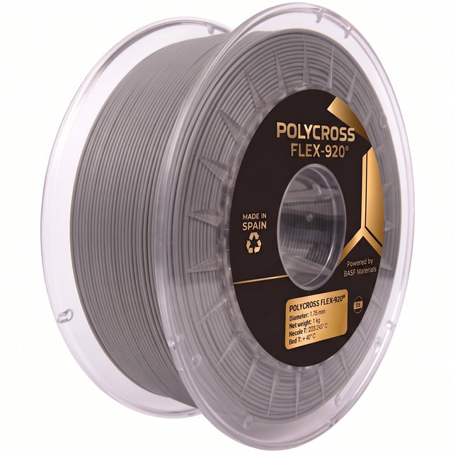 Grey - Sakata Flex-920 Filament - 1.75mm, 1kg Sakata