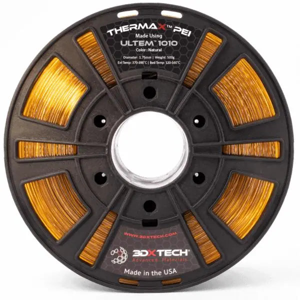 Naturel - 1,75 mm 3DXTech ThermaX™ PEI utilisant le filament Ultem 1010 - 0,5 kg