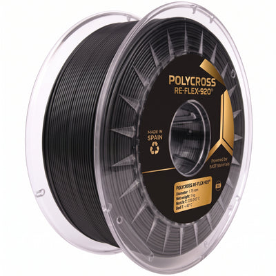 Noir - Filament Sakata Re-Flex-920 - 1,75 mm, 1 kg