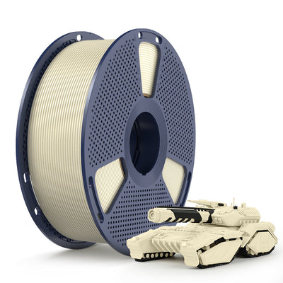 Blanc os - Filament PLA Sunlu - 1,75 mm, 1 kg - avec bobine réutilisable