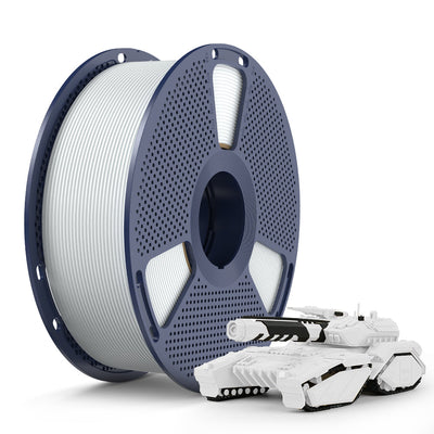 Blanc - Filament PLA Sunlu - 1,75 mm, 1 kg - avec bobine réutilisable