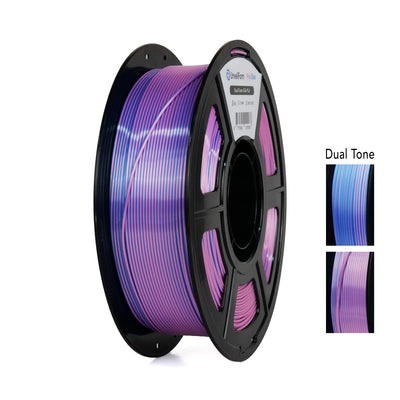 Pink/Blue - Unveil Form Dual Tone Silk PLA - 1.75mm, 1kg