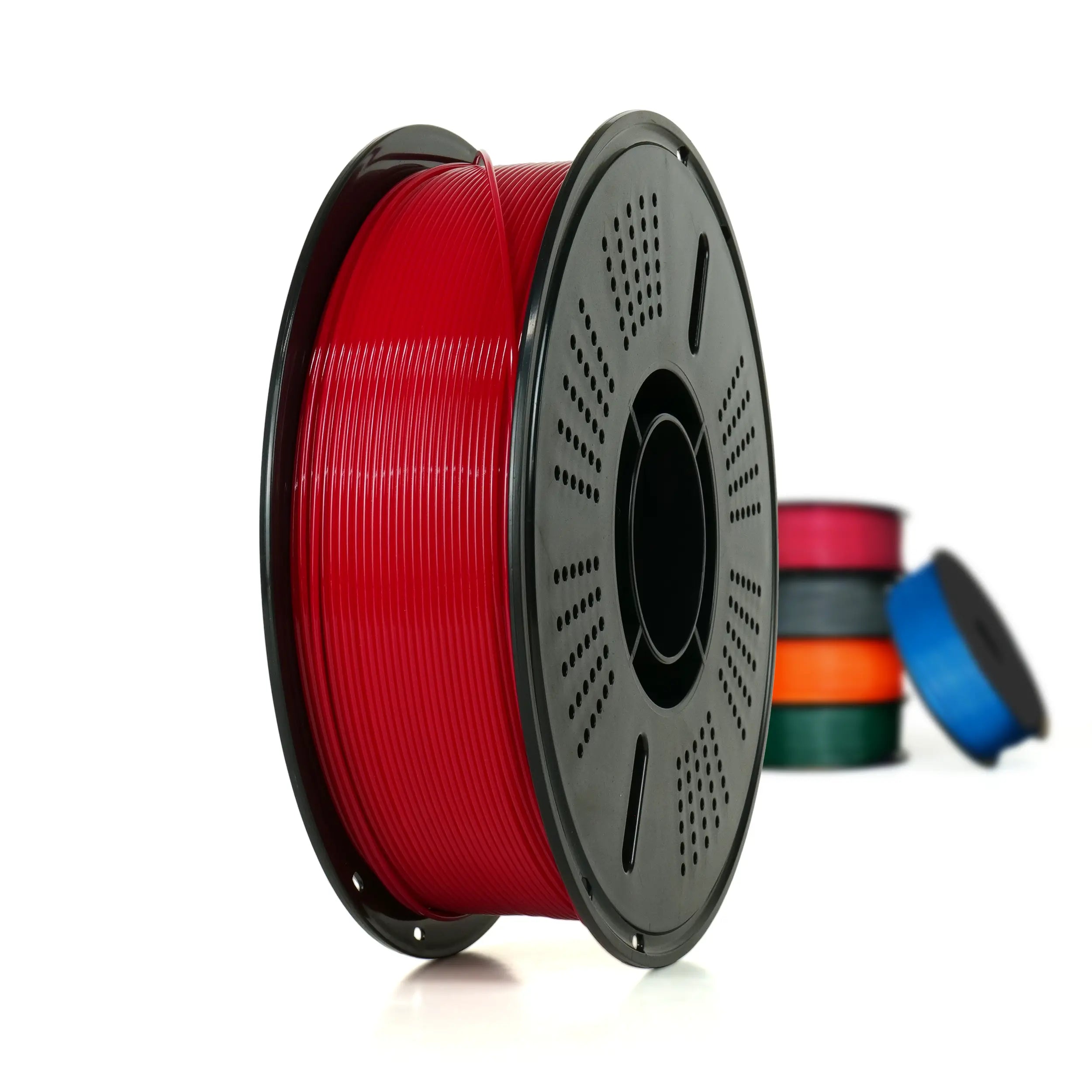 Red Budget PETG Filament 1.75mm 1kg with Spool