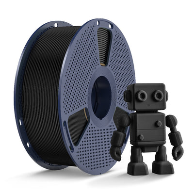 Black - Sunlu PETG Filament - 1.75mm, 1kg - w/ Reusable Spool