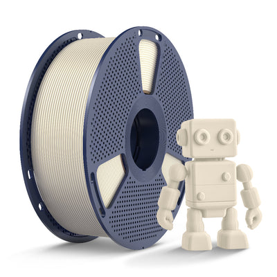 Blanc os - Filament PETG Sunlu - 1,75 mm, 1 kg - avec bobine réutilisable
