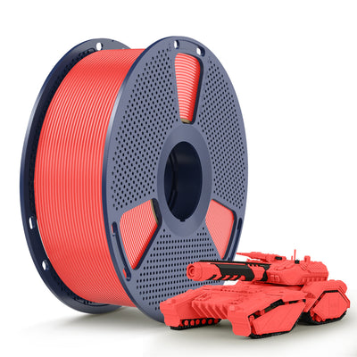 Rouge - Filament PLA Sunlu - 1,75 mm, 1 kg - avec bobine réutilisable