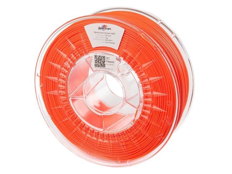 Lion Orange - 1.75mm Spectrum Smart ABS Filament - 1 kg – 3D Printing Canada