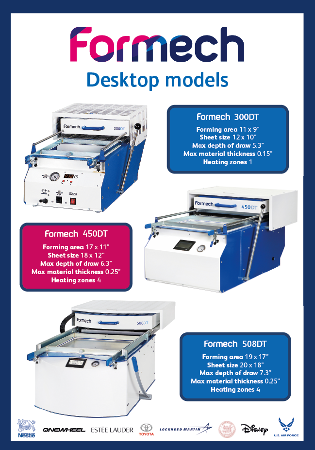 Formech Desktop Vacuum Forming Machines - 3D Printing Canada