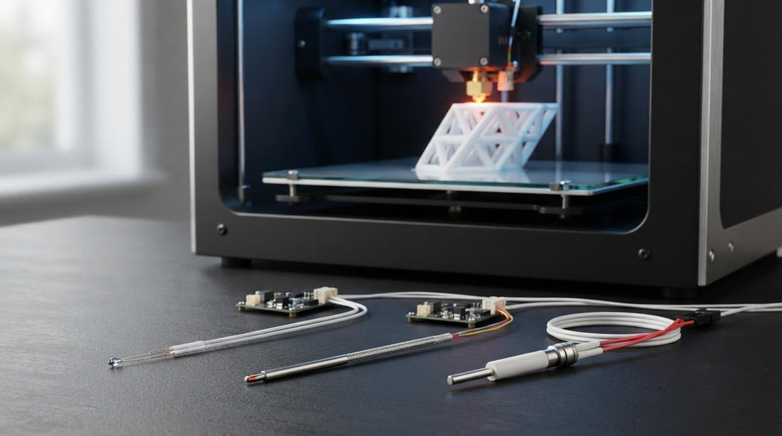 Thermistor vs Thermocouple vs RTD Pt1000 Sensor: Which Is Right for 3D Printing?