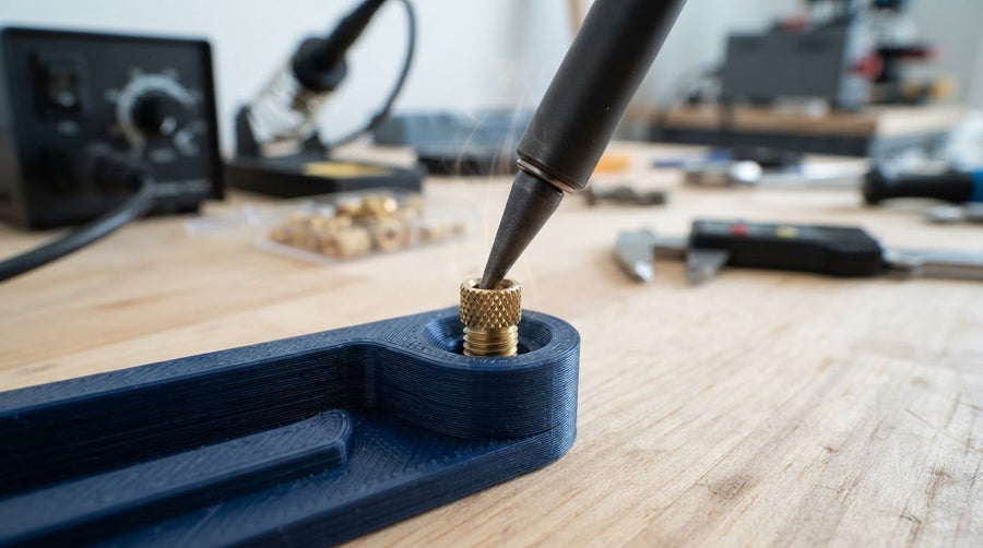 Threaded Brass Heat-Set Insert Installation for 3D Prints