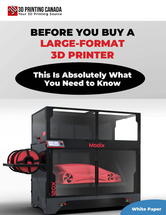Livre blanc : Avant d'acheter une imprimante 3D grand format