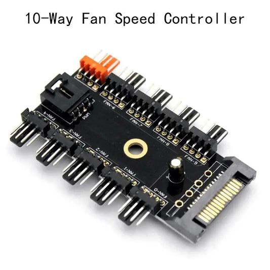 10 Port Fan Speed Controller with SATA Power