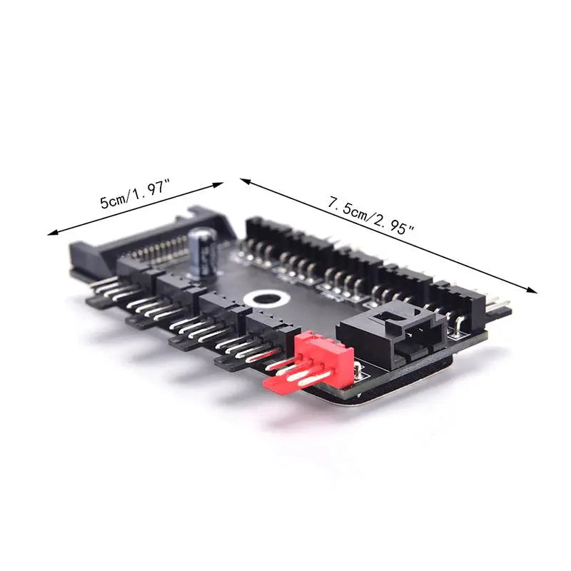 10 Port Fan Speed Controller with SATA Power