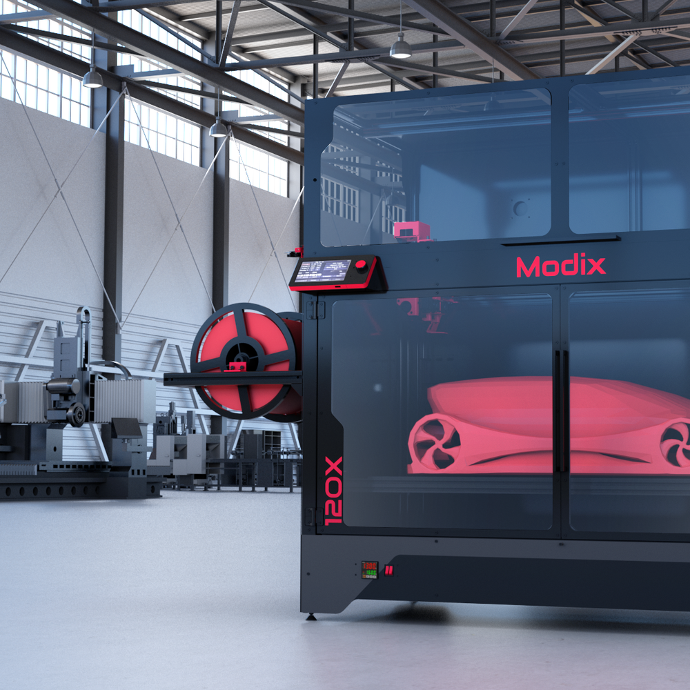 Modix3D 120X V4 3D Printer Kit (1200x600x640mm) Modix