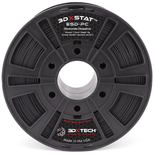 Black - 1.75mm 3DXTech 3DXSTAT® ESD-PC Filament - 0.75 kg