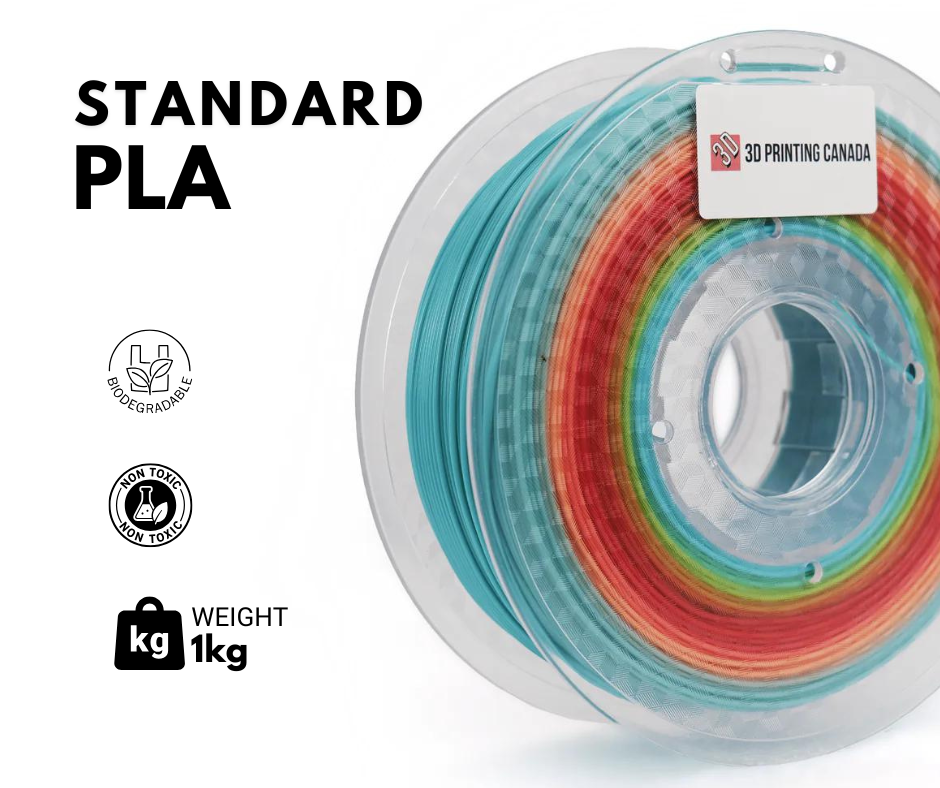 Grey - Standard Flexible PLA Filament - 1.75mm, 1kg