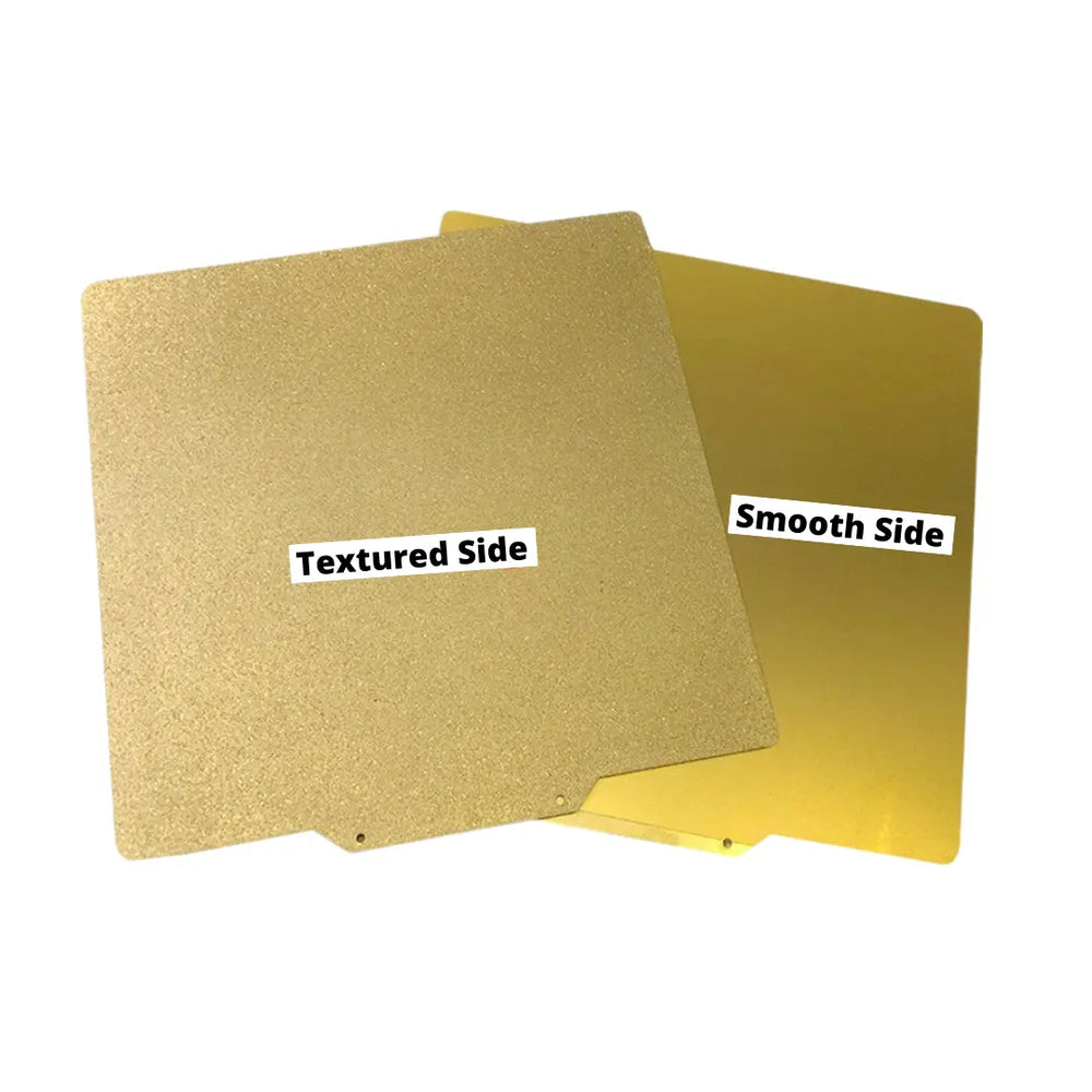 355mm x 355mm Flexible Smooth/Textured PEI Spring Steel Surface with Magnet - Troodon 2.0 3D Printing Canada