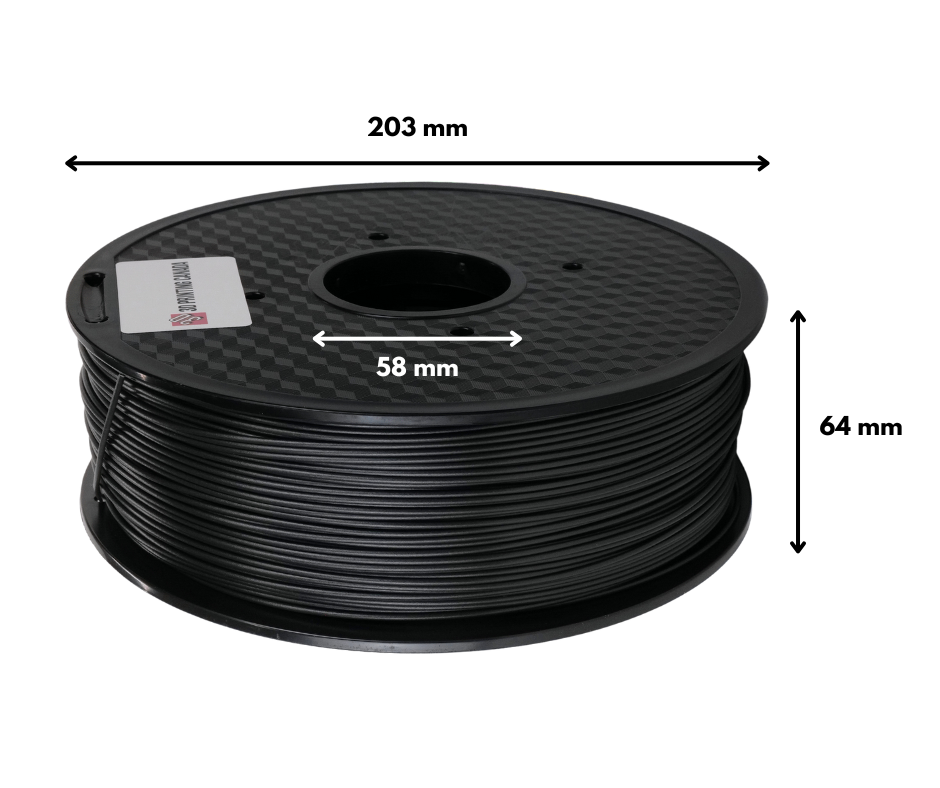 Orange - Filament PLA+ fabriqué au Canada - 1,75 mm, 1 kg 