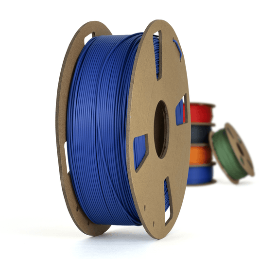 Blue - Canadian-made Matte PLA+ Filament - 1.75mm, 1 kg
