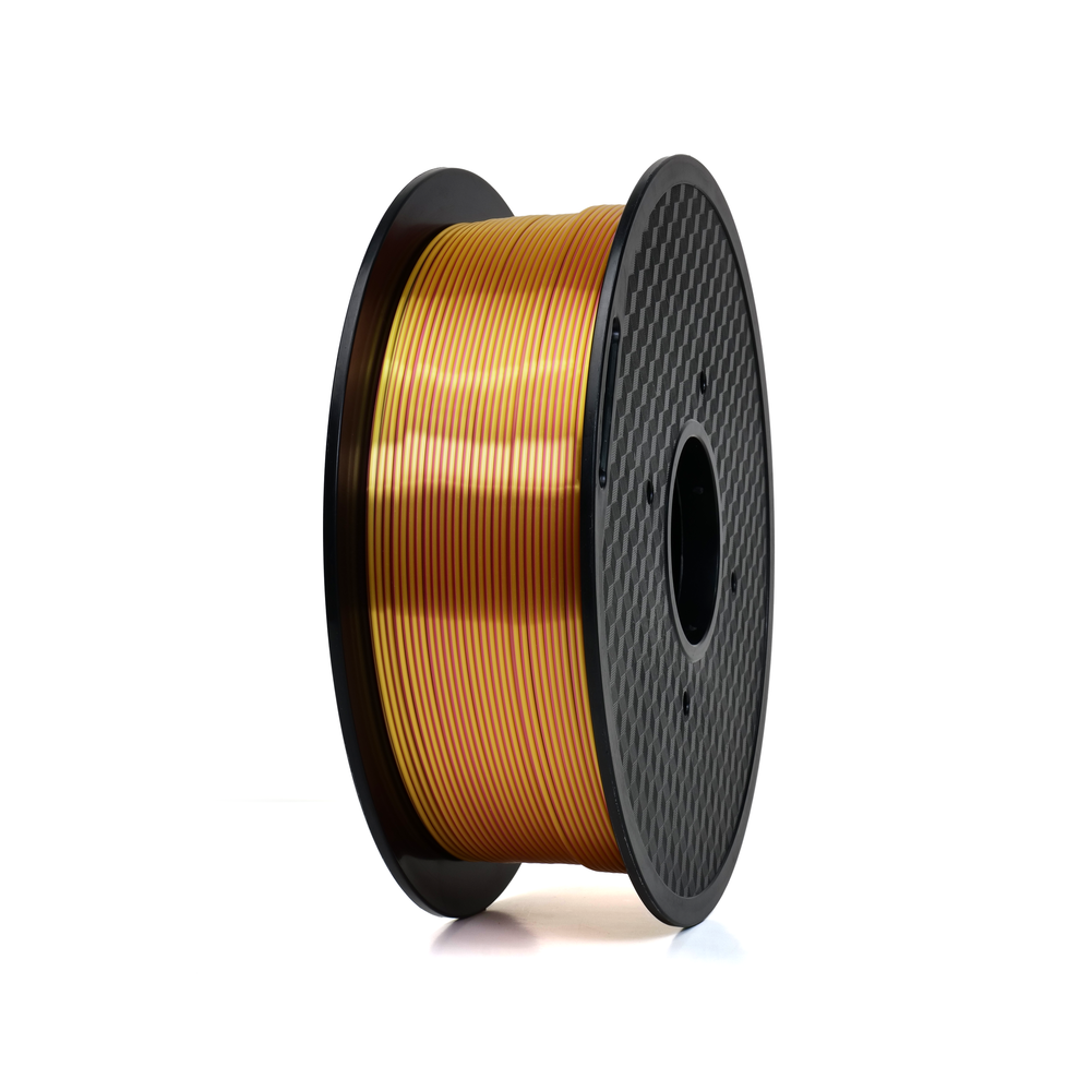 Red/Blue/Gold - Tri-Color Standard PLA Silk Filament - 1.75mm, 1kg 3D Printing Canada