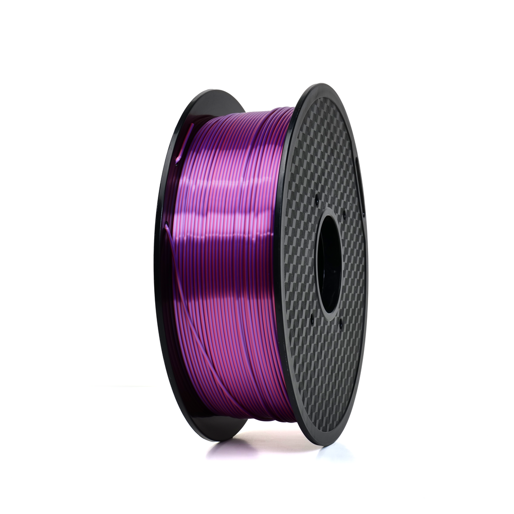 Red/Gold/Purple - Tri-Color Standard PLA Silk Filament - 1.75mm, 1kg 3D Printing Canada
