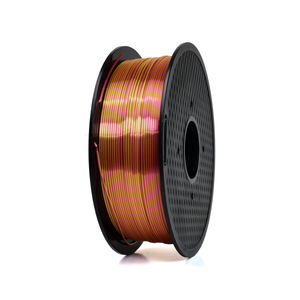 Red/Green/Gold - Tri-Color Standard PLA Silk Filament - 1.75mm, 1kg