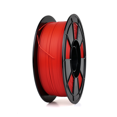 Rouge - Filament Matte PLA+ fabriqué au Canada - 1,75 mm, 1 kg