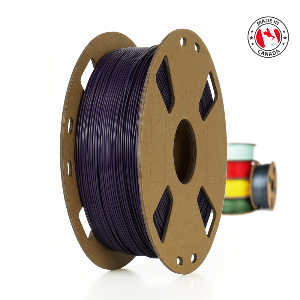 Royal Purple - Canadian-made PLA+ Filament - 1.75mm, 1 kg