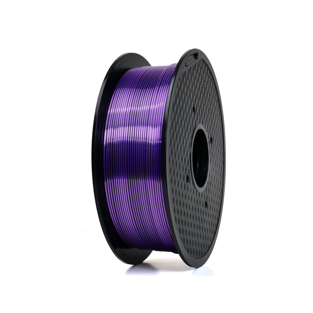 Black/Gold/Purple - Tri-Color Standard PLA Silk Filament - 1.75mm, 1kg 3D Printing Canada