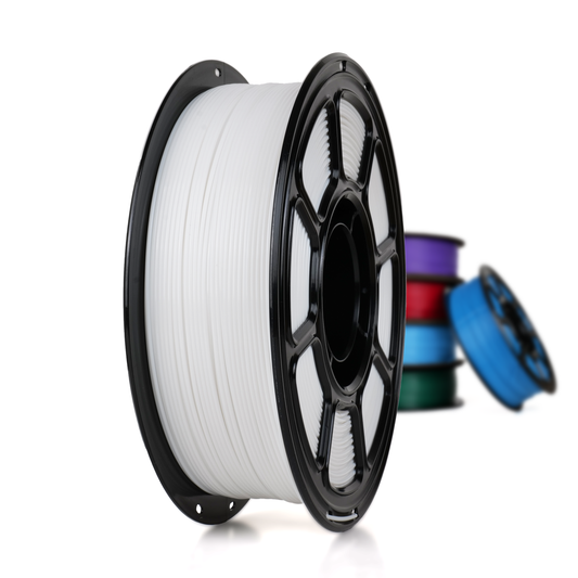 White - Budget PLA Filament - 1.75mm, 1kg