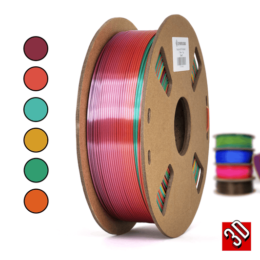 Type D - Rainbow Silk PLA Filament - 1.75mm, 1 kg