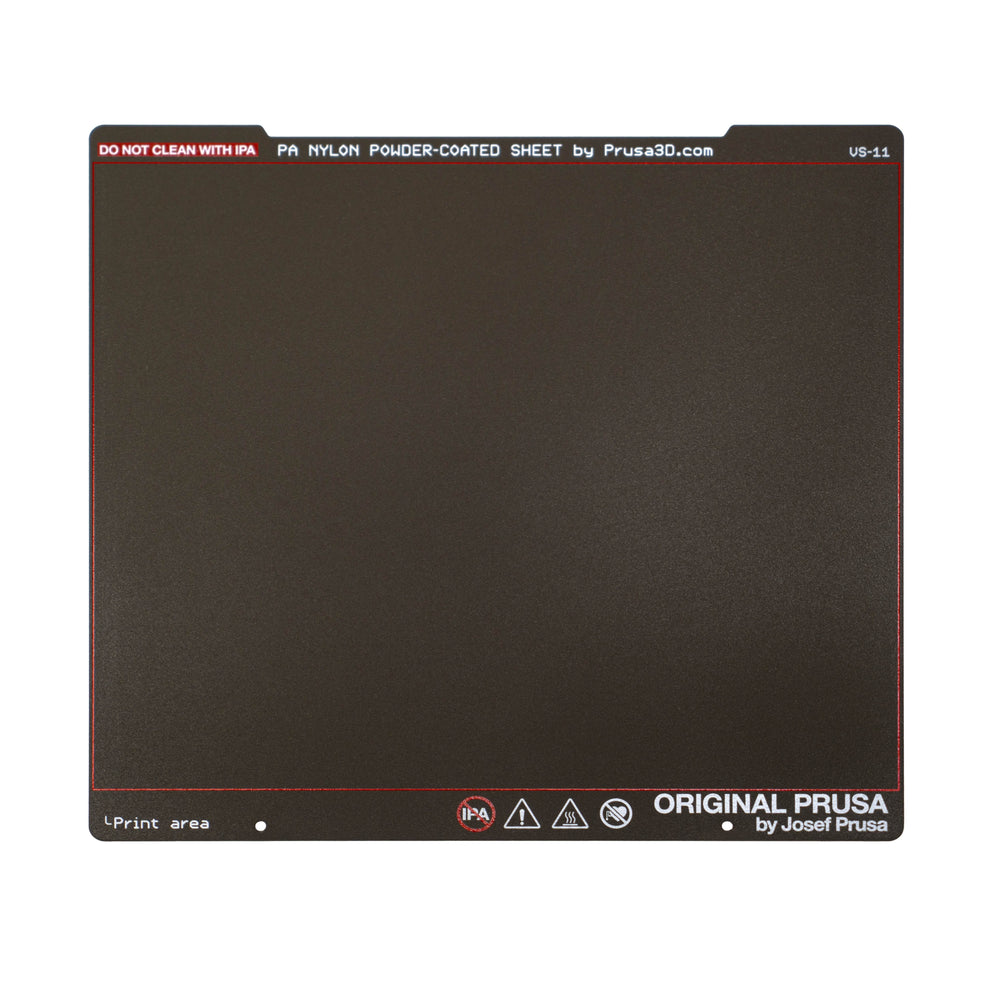 Prusa PA Nylon Powder-Coated Print Sheet Prusa