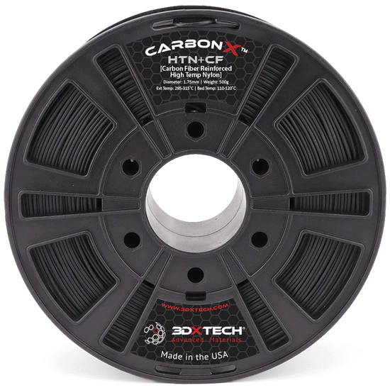 Black - 1.75mm 3DXTech CARBONX™ HTN+CF Filament - 0.75 kg 3DXTech