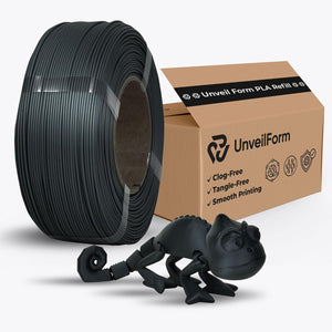 Black - Unveil Form Refill PLA Value Pack - 1.75mm, 8 x 1kg