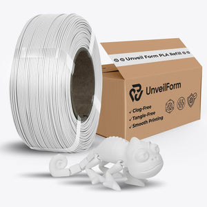 White - Unveil Form Refill PLA Value Pack - 1.75mm, 8 x 1kg