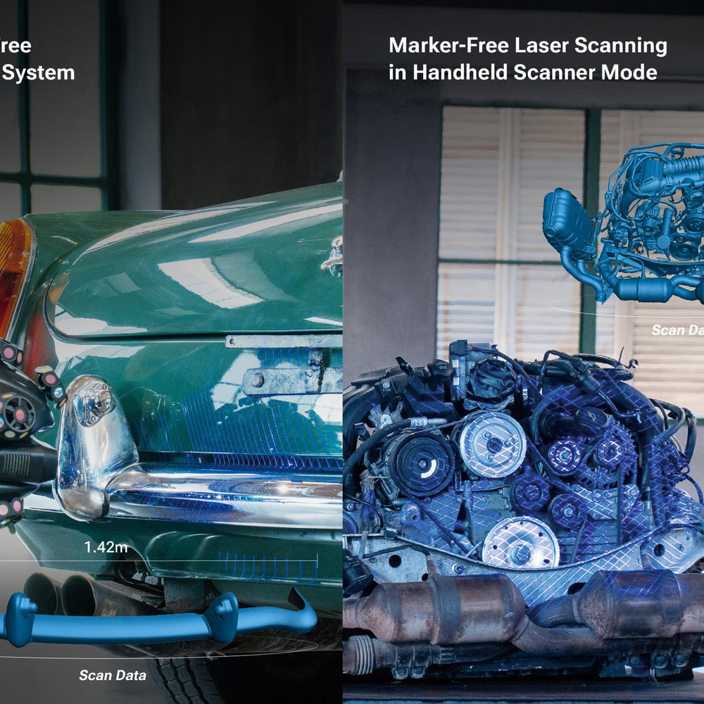 EinScan Trak All-Scenario Marker-Free 3D Scanning