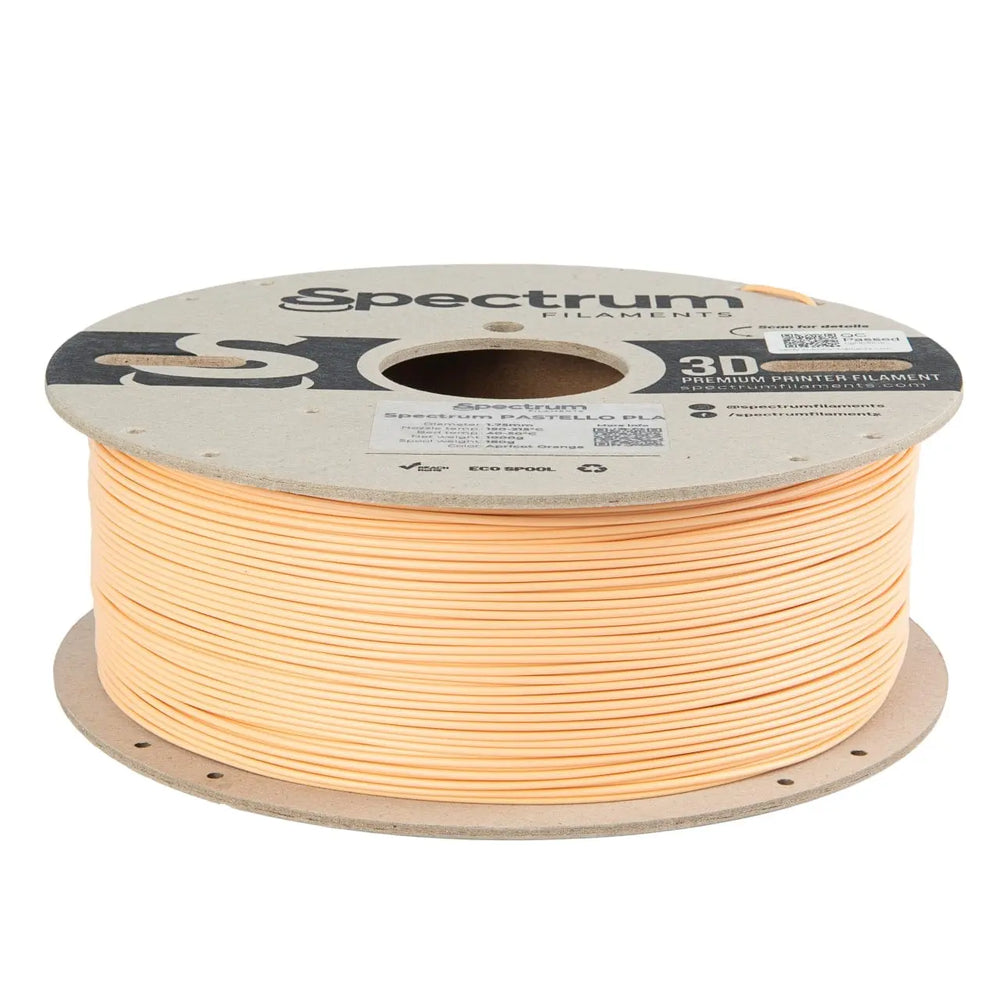 Apricot Orange - Spectrum Pastello PLA Filament - 1.75mm, 1kg