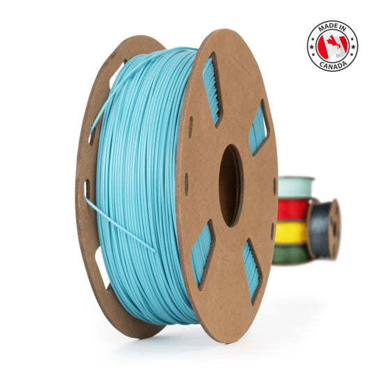 Aqua - Filament PLA+ fabriqué au Canada - 1,75 mm, 1 kg 