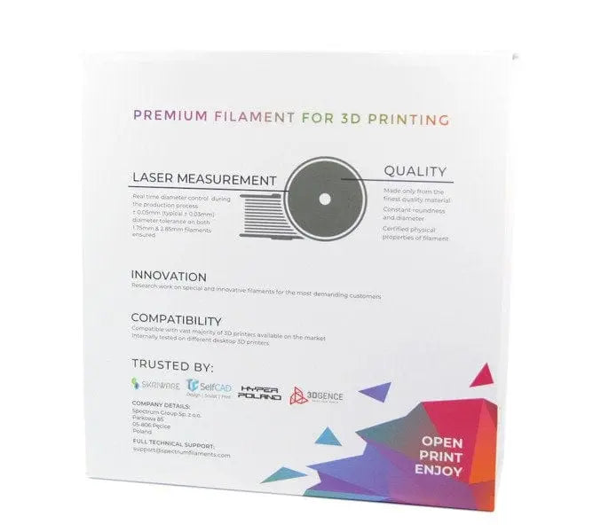 Arctic White - Spectrum PLA Filament - 1.75mm, 1kg