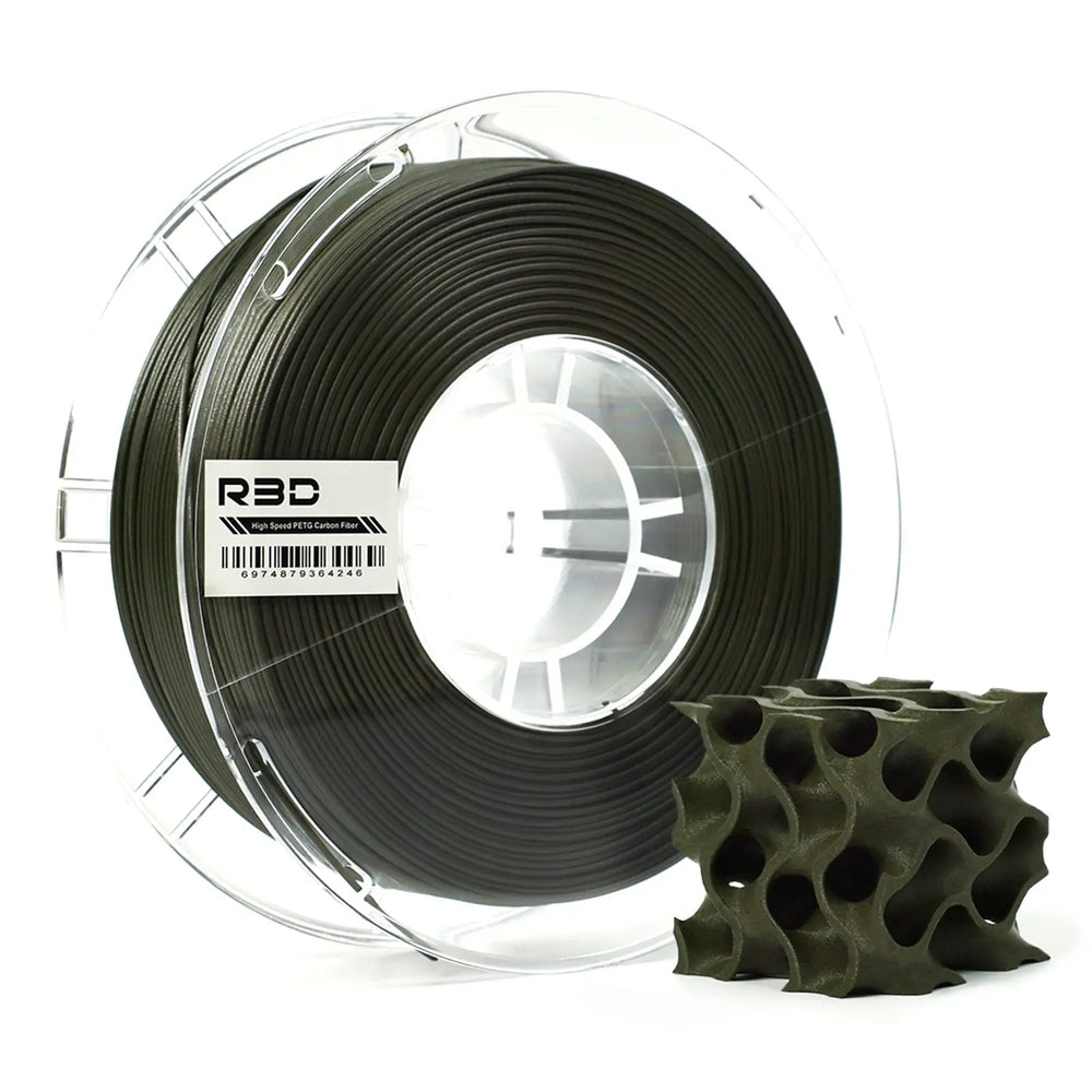 Army Green - R3D High Speed Carbon Fiber PETG - 1.75mm, 1kg R3D