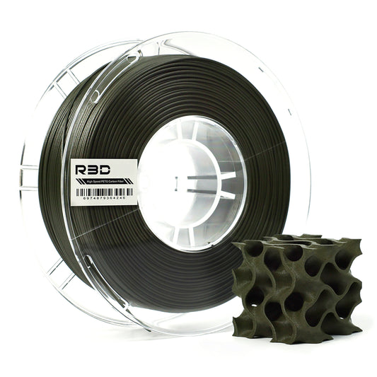 Army Green - R3D High Speed Carbon Fiber PETG - 1.75mm, 1kg