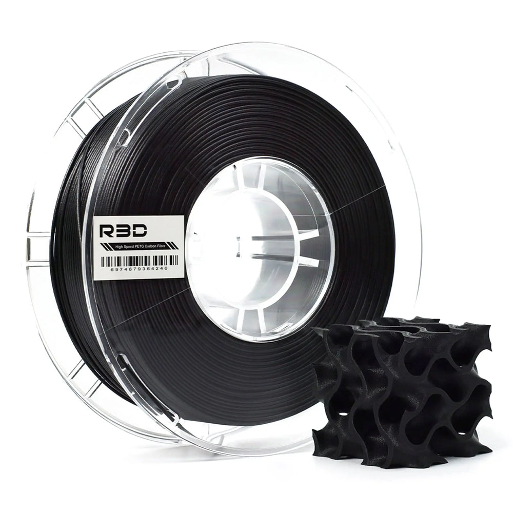 Ash Grey - R3D High Speed Carbon Fiber PETG - 1.75mm, 1kg R3D