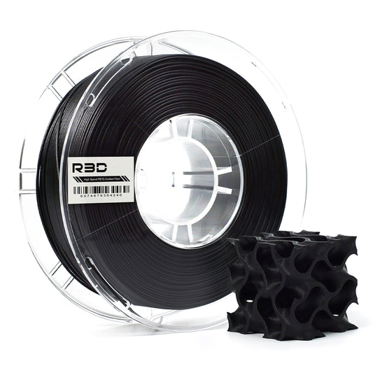 Ash Grey - R3D High Speed Carbon Fiber PETG - 1.75mm, 1kg