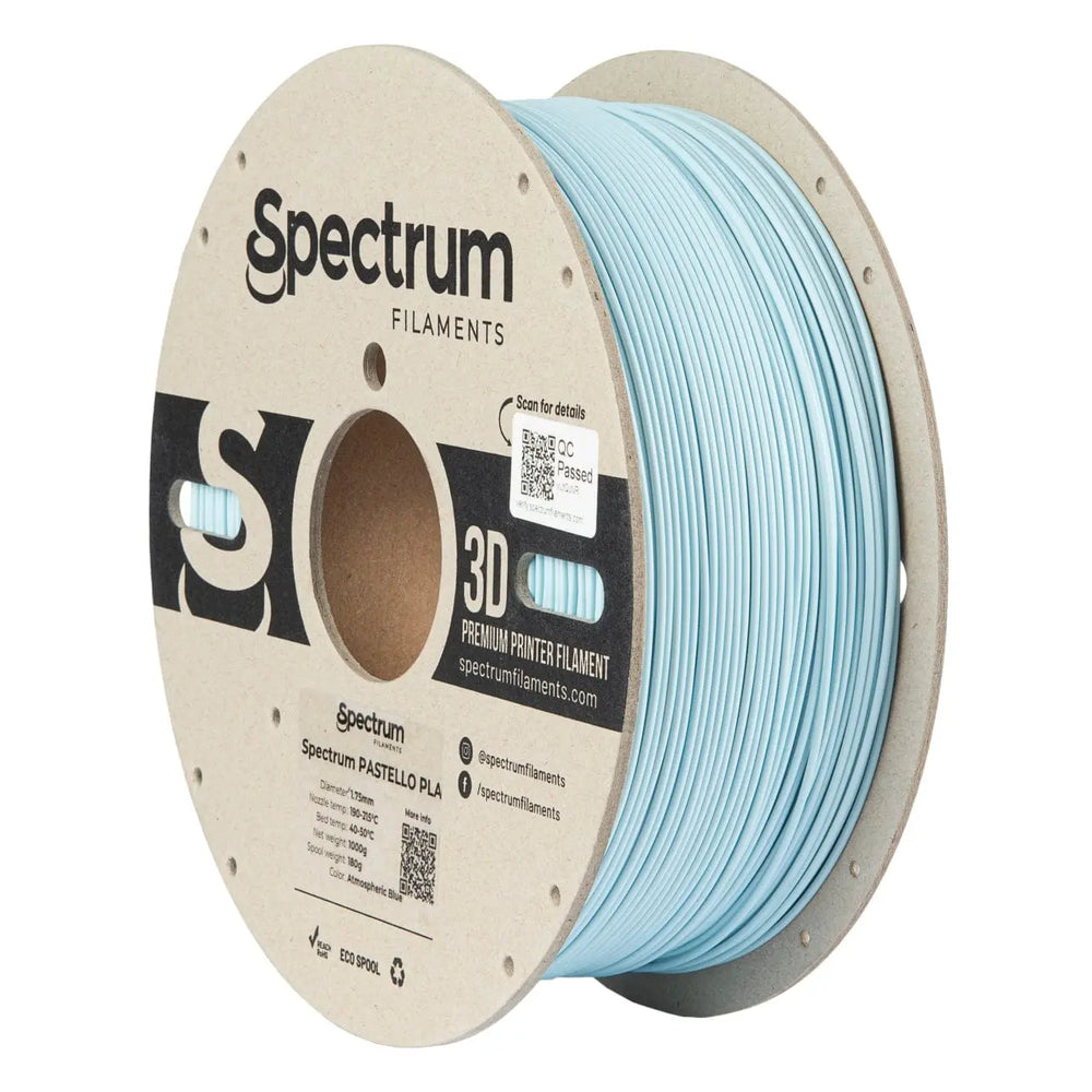 Atmospheric Blue - Spectrum Pastello PLA Filament - 1.75mm, 1kg