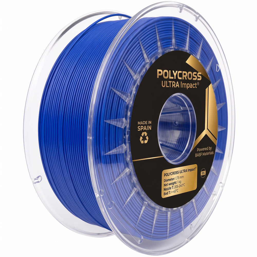 Blue - Sakata Polycross Ultra Impact PLA Filament - 1.75mm, 1kg Sakata