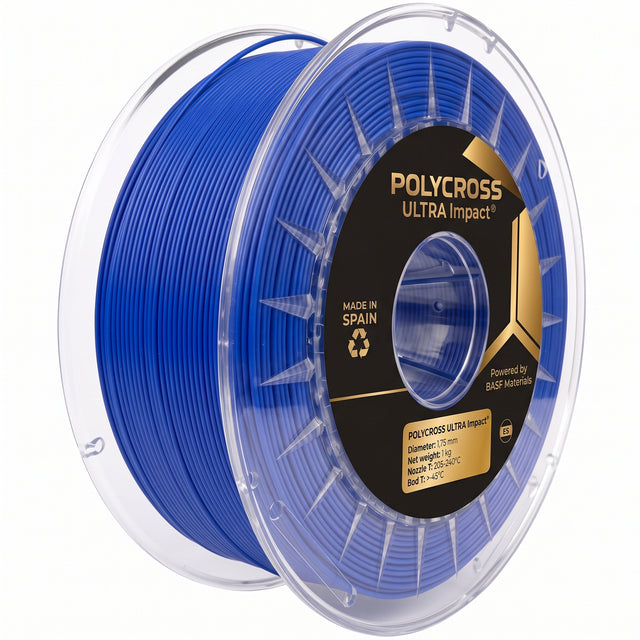 Blue - Sakata Polycross Ultra Impact PLA Filament - 1.75mm, 1kg Sakata