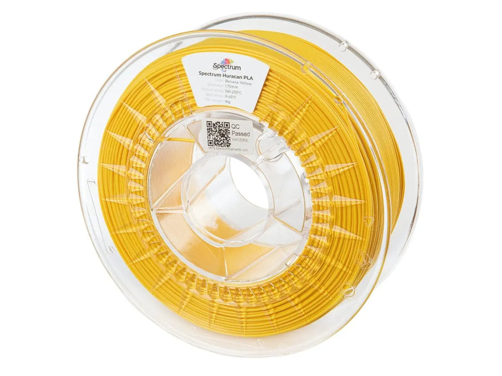 Banana Yellow - Spectrum Huracan PLA Filament - 1.75mm, 1kg