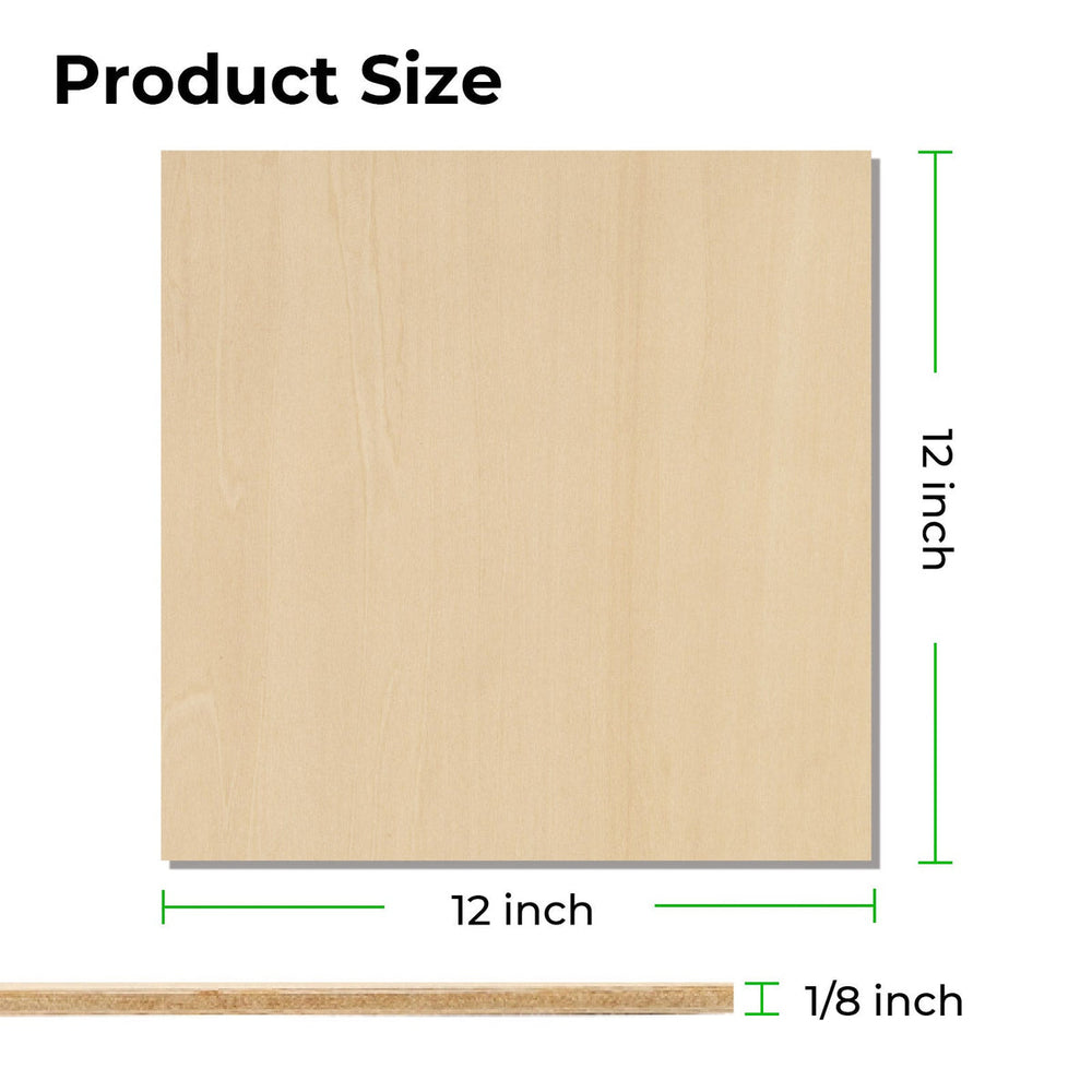 xTool 3mm Basswood Plywood Sheets (6pcs)