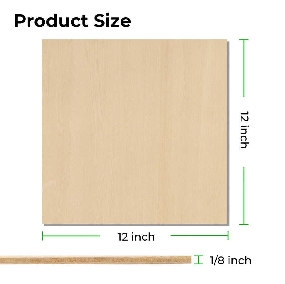 Panneaux en contreplaqué de balsa xTool de 3 mm (6 pièces)